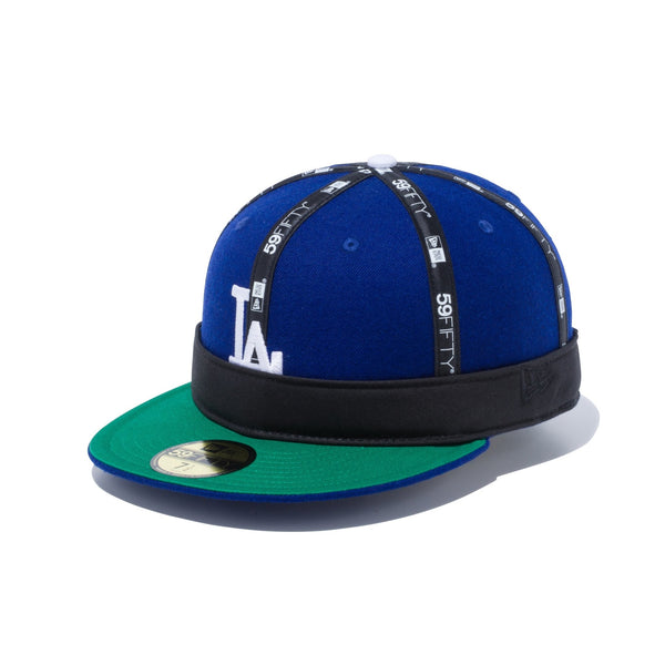 59FIFTY MLB カスタム インサイドアウト ロサンゼルス・ドジャース ダークロイヤル / ケリー | ニューエラオンラインストア