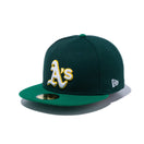 59FIFTY MLB 2-Tone オークランド・アスレチックス ダークグリーン ケリーバイザー - 13365034-700 | NEW ERA ニューエラ公式オンラインストア