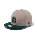 59FIFTY MLB 2-Tone ニューヨーク・ヤンキース カーキ グリーンバイザー - 13365036-700 | NEW ERA ニューエラ公式オンラインストア