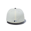 59FIFTY MLB 2-Tone ニューヨーク・ヤンキース クロームホワイト ネイビーバイザー - 13750715-700 | NEW ERA ニューエラ公式オンラインストア