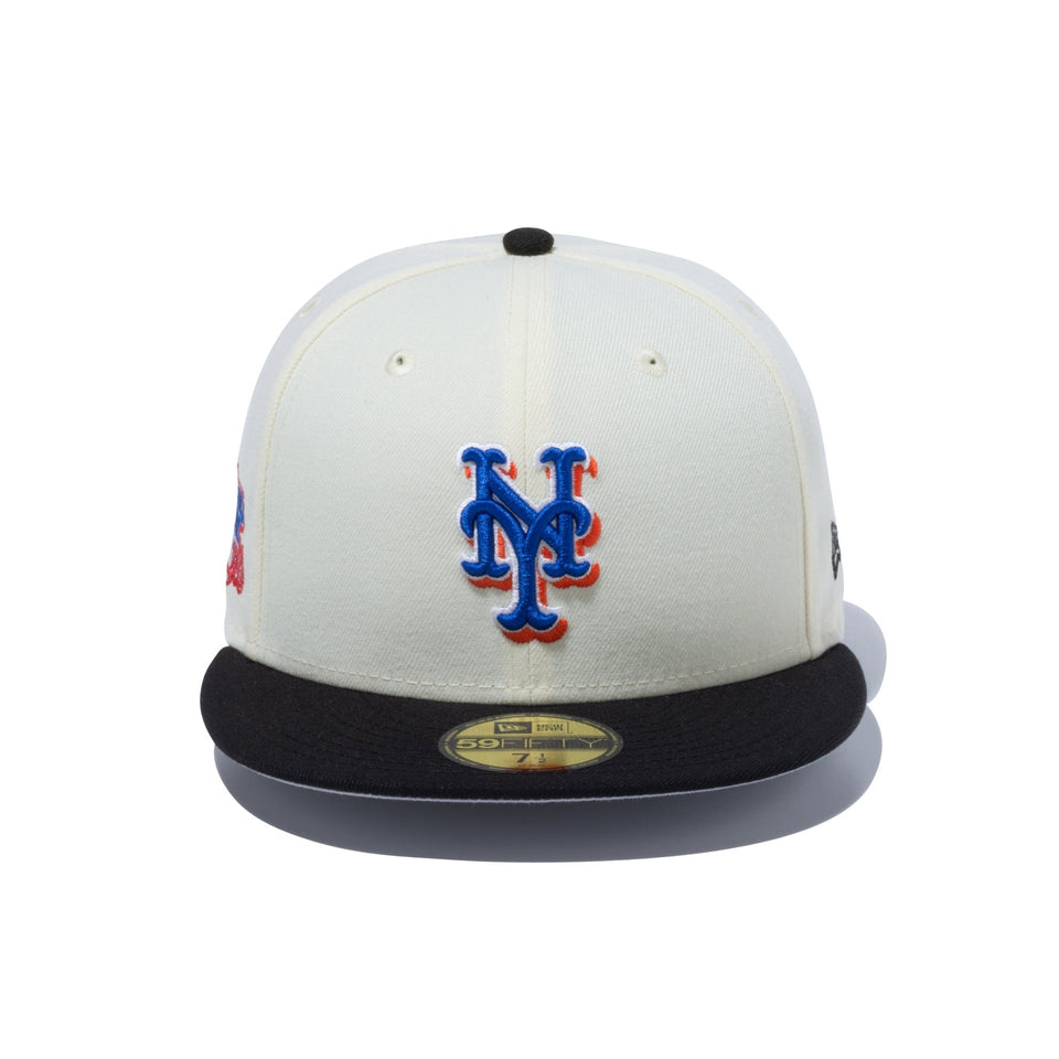 59FIFTY MLB 2-Tone ニューヨーク・メッツ クロームホワイト ブラック