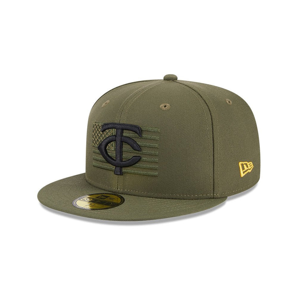 59FIFTY MLB 2023 Armed Forces Day アームド・フォーシズ・デー ミネソタ・ツインズ ニューオリーブ