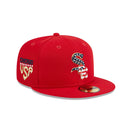 59FIFTY オーセンティック MLB 4th of July シカゴ・ホワイトソックス スカーレット グレーアンダーバイザー - 13570901-700 | NEW ERA ニューエラ公式オンラインストア