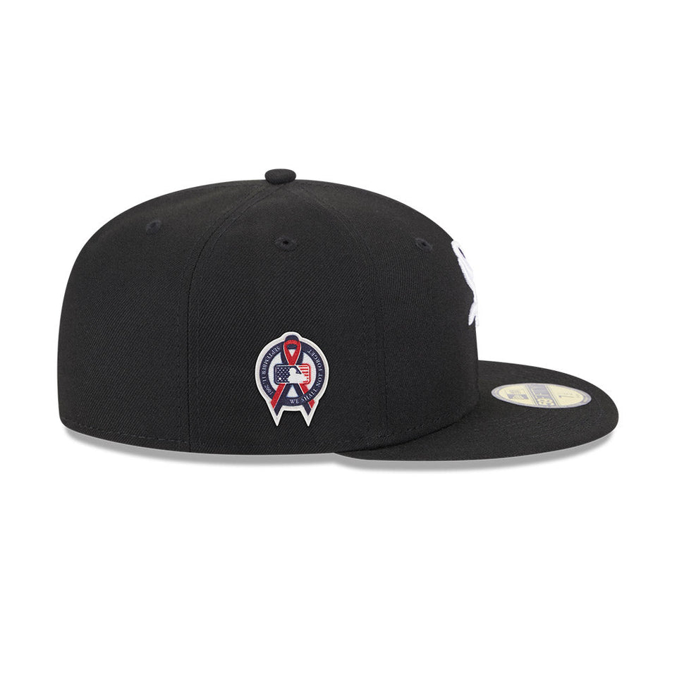 59FIFTY MLBオンフィールド 9.11 Remembrance Side Patch シカゴ・ホワイトソックス ブラック