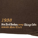 59FIFTY MLB Doughnut ドーナツ クーパーズタウン ニューヨーク・ヤンキース シカゴ・カブス ウォルナット - 13516102-700 | NEW ERA ニューエラ公式オンラインストア