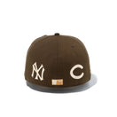 59FIFTY MLB Doughnut ドーナツ クーパーズタウン ニューヨーク・ヤンキース シカゴ・カブス ウォルナット - 13516102-700 | NEW ERA ニューエラ公式オンラインストア