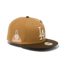 59FIFTY MLB Doughnut ドーナツ クーパーズタウン ロサンゼルス・ドジャース ウィート ウォルナットバイザー - 13516132-700 | NEW ERA ニューエラ公式オンラインストア