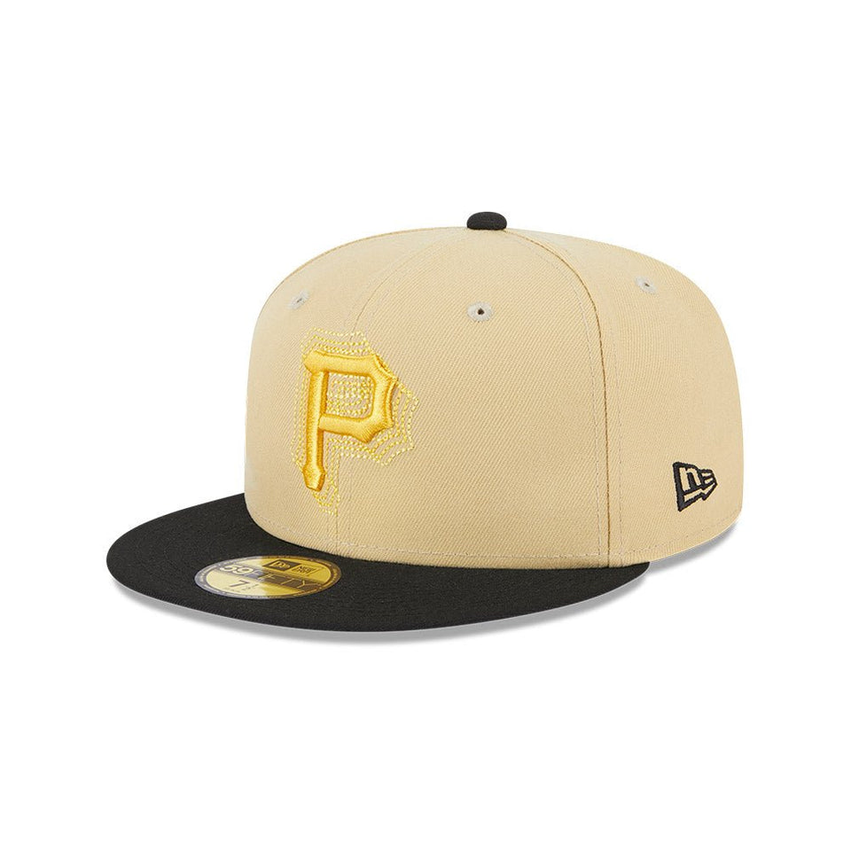 59FIFTY MLB Illusion ピッツバーグ・パイレーツ ベガスゴールド ブラックバイザー