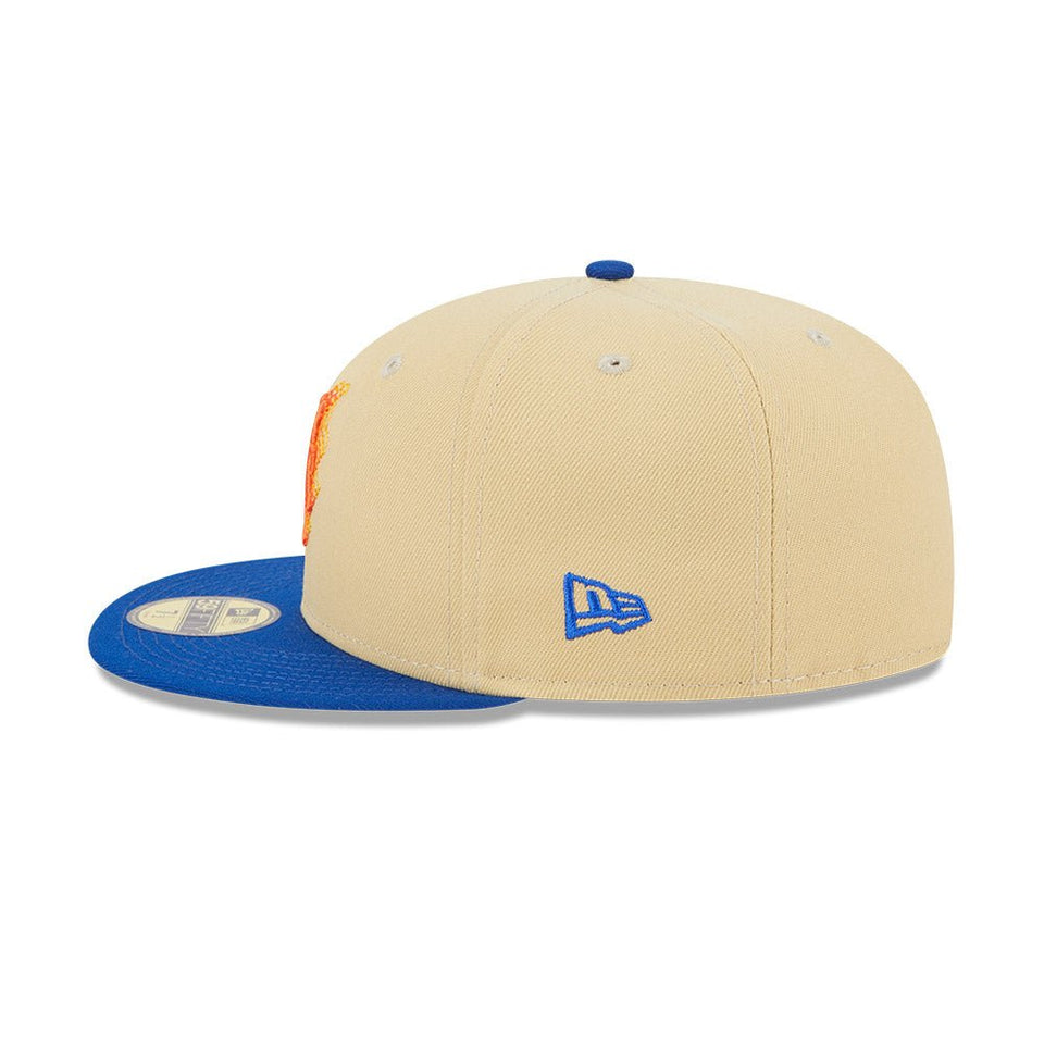 59FIFTY MLB Illusion ニューヨーク・メッツ ベガスゴールド ブルーバイザー