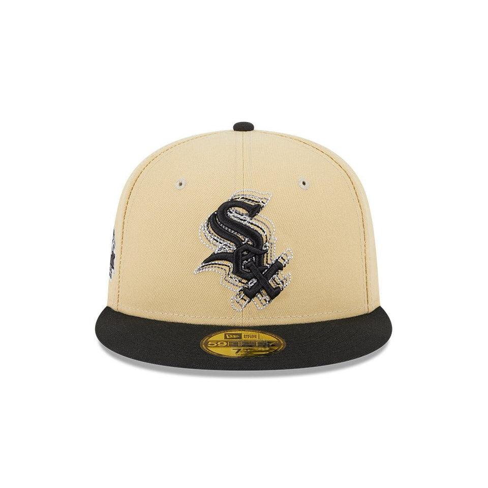 59FIFTY MLB Illusion シカゴ・ホワイトソックス ベガスゴールド ブラックバイザー