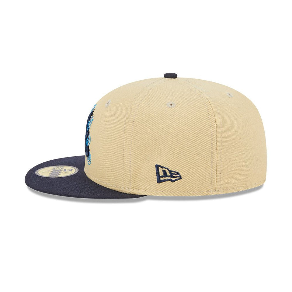 59FIFTY MLB Illusion アトランタ・ブレーブス ベガスゴールド