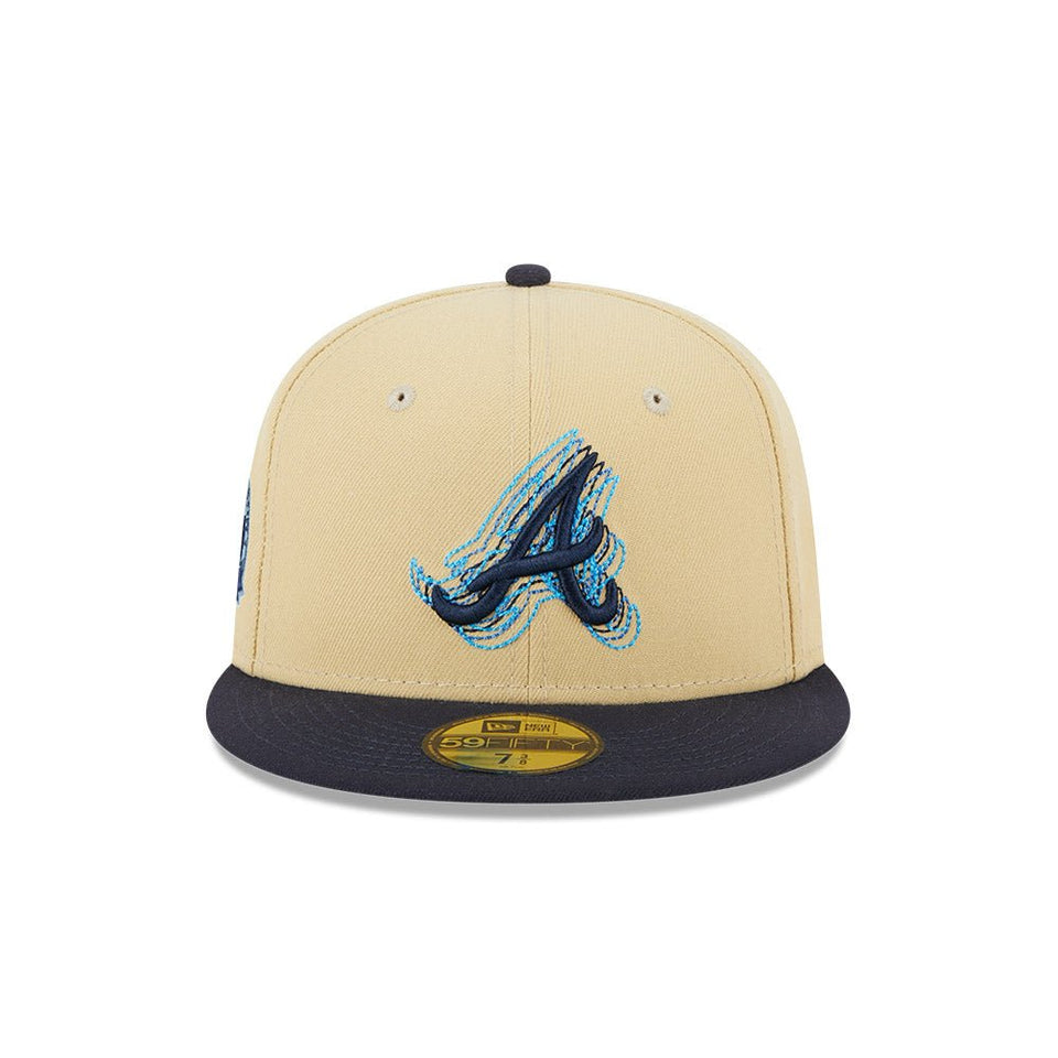 59FIFTY MLB Illusion アトランタ・ブレーブス ベガスゴールド