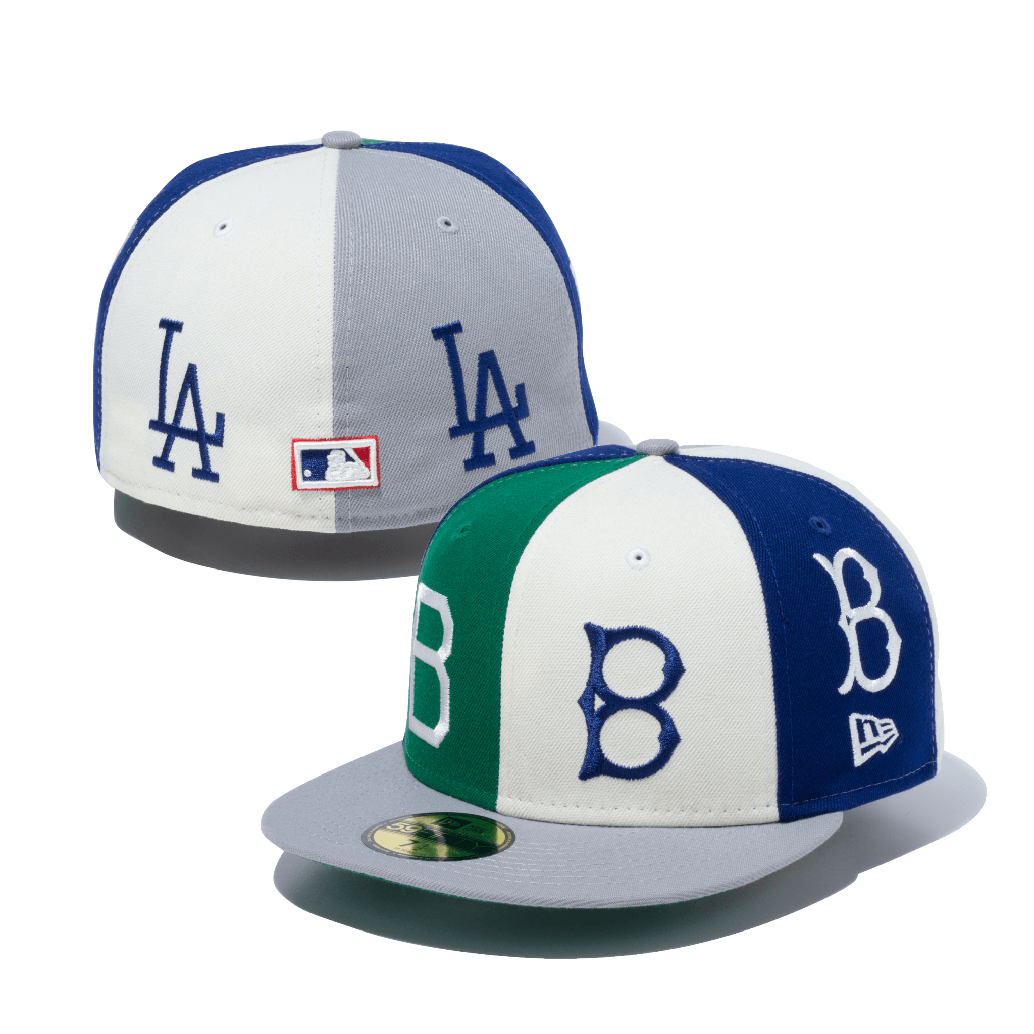 59FIFTY Logo Pinwheel ロサンゼルス・ドジャース マルチカラー ケリーアンダーバイザー