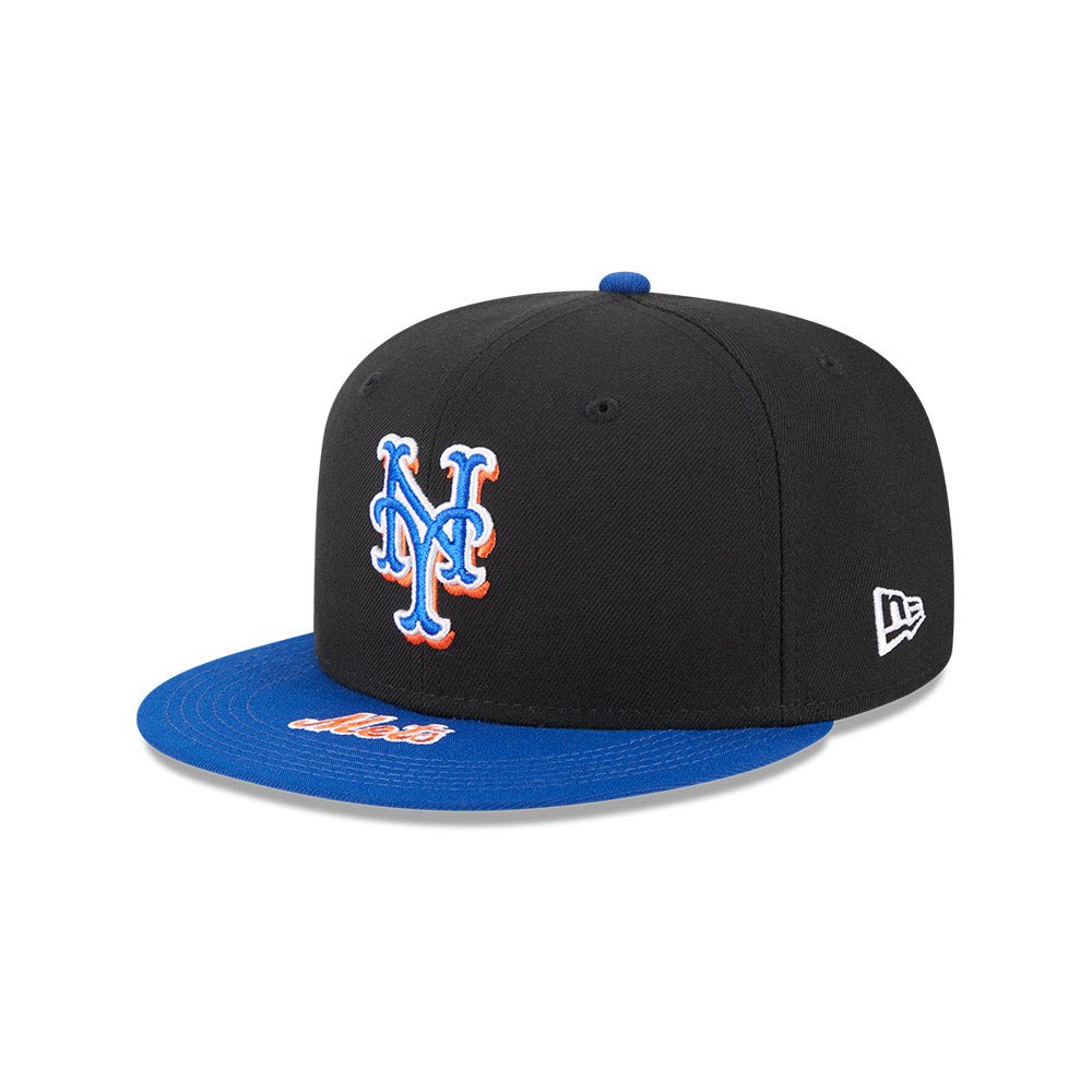 59FIFTY MLB On Deck ニューヨーク・メッツ ブラック ブルー