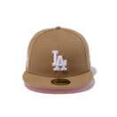 59FIFTY MLB Pink Pack ロサンゼルス・ドジャース カーキ ピンクアンダーバイザー - 13516135-700 | NEW ERA ニューエラ公式オンラインストア