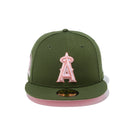 59FIFTY MLB Pink Pack ロサンゼルス・エンゼルス リーフグリーン ピンクアンダーバイザー - 13516144-700 | NEW ERA ニューエラ公式オンラインストア