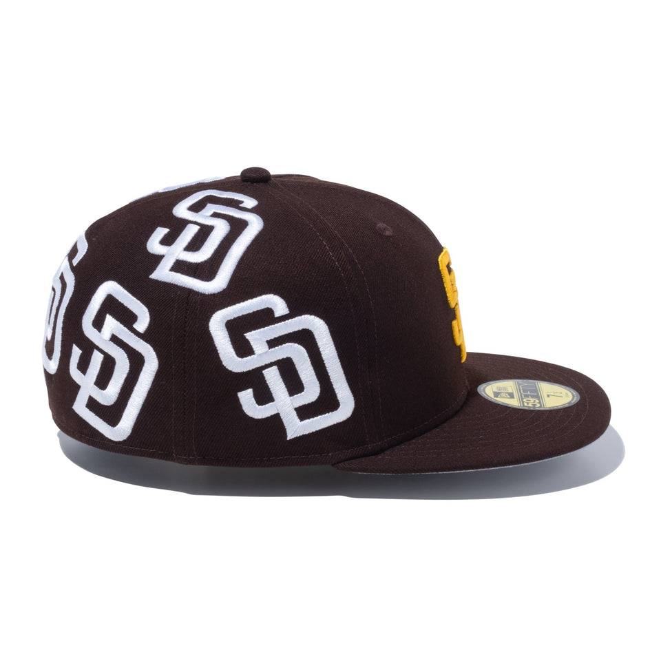 59FIFTY MLB Rear Logo サンディエゴ・パドレス バーントウッド