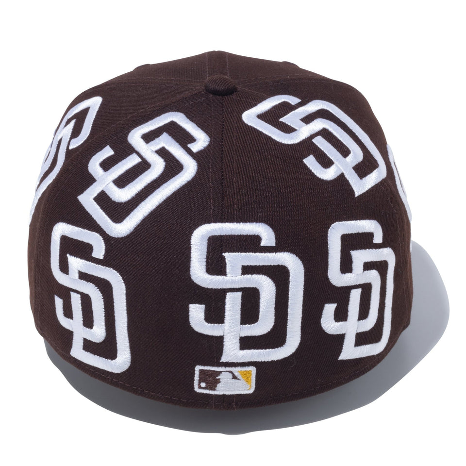 59FIFTY MLB Rear Logo サンディエゴ・パドレス バーントウッド