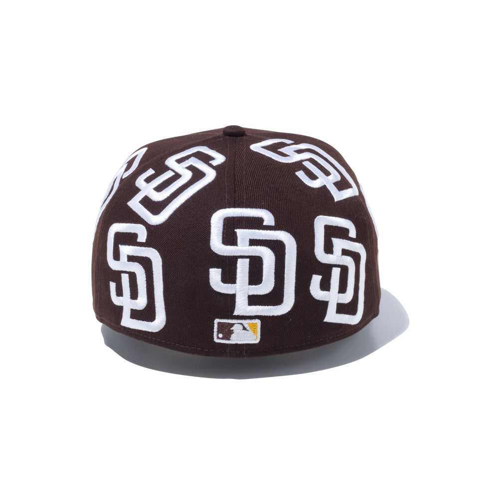 59FIFTY MLB Rear Logo サンディエゴ・パドレス バーントウッド