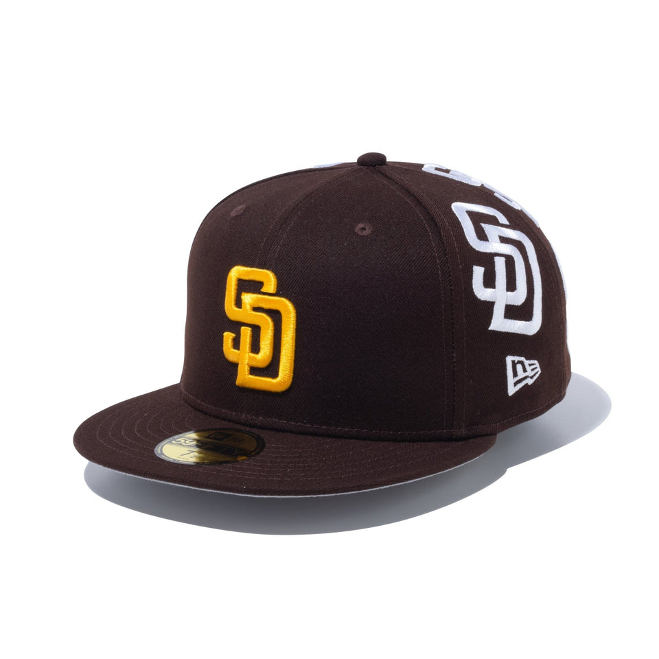 59FIFTY MLB Rear Logo サンディエゴ・パドレス バーントウッド