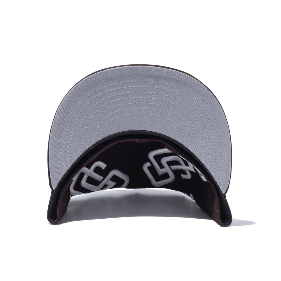 59FIFTY MLB Rear Logo サンディエゴ・パドレス バーントウッド