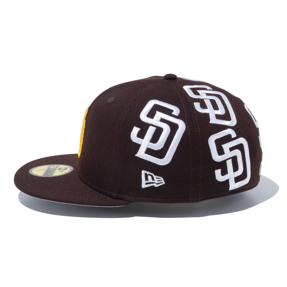 59FIFTY MLB Rear Logo サンディエゴ・パドレス バーントウッド