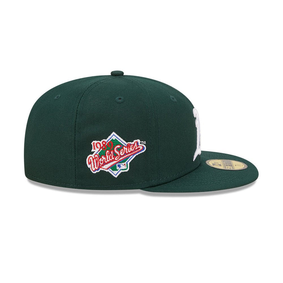 59FIFTY MLB Side Patch Collection オークランド・アスレチックス グレーアンダーバイザー - 13534723-700 | NEW ERA ニューエラ公式オンラインストア