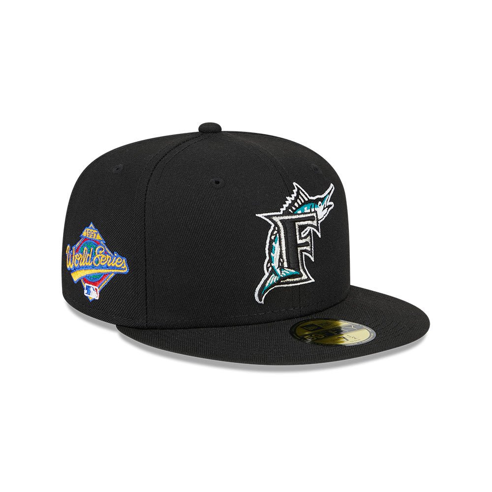 59FIFTY MLB Side Patch Collection フロリダ・マーリンズ グレー