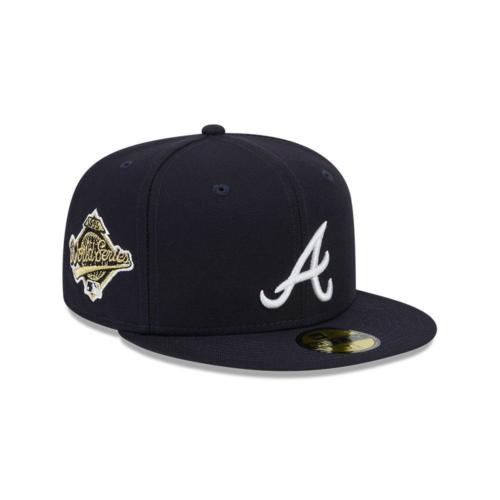 59FIFTY MLB Side Patch Collection アトランタ・ブレーブス グレー