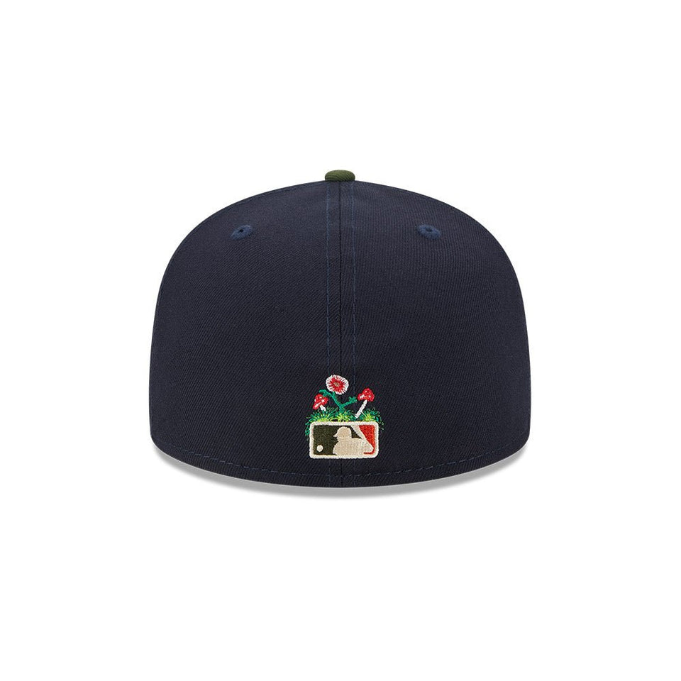 59FIFTY MLB Sprouted シカゴ・ホワイトソックス ネイビー モスグリーンバイザー