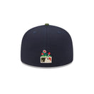 59FIFTY MLB Sprouted シカゴ・カブス クーパーズタウン ネイビー モスグリーンバイザー - 13705005-700 | NEW ERA ニューエラ公式オンラインストア