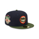 59FIFTY MLB Sprouted シカゴ・カブス クーパーズタウン ネイビー モスグリーンバイザー - 13705005-700 | NEW ERA ニューエラ公式オンラインストア