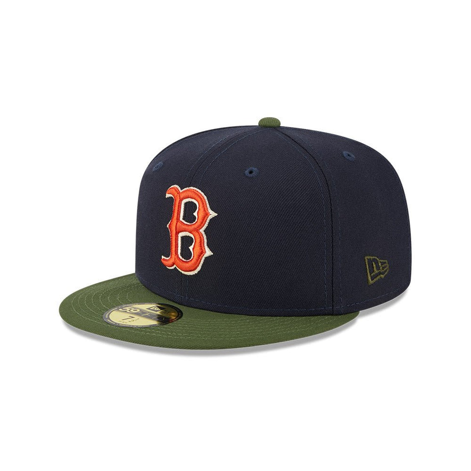 59FIFTY MLB Sprouted ボストン・レッドソックス ネイビー モス