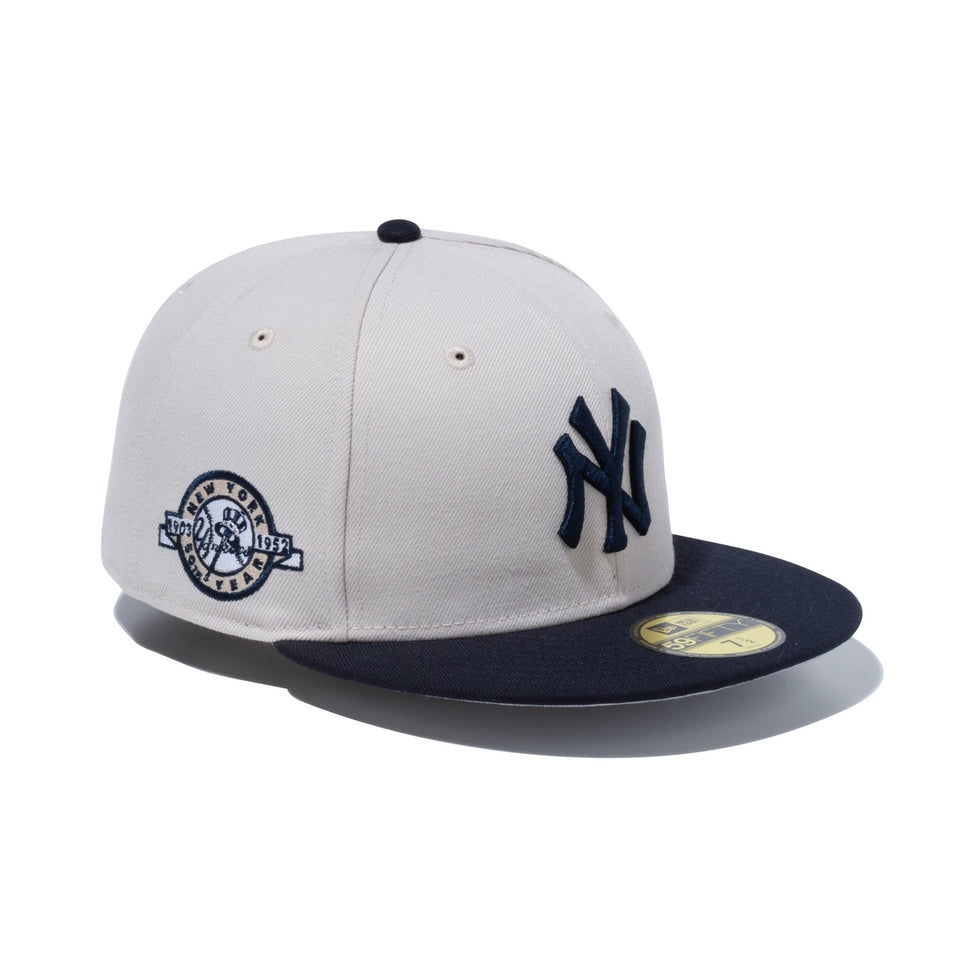 59FIFTY MLB Stone Color ニューヨーク・ヤンキース ストーン ネイビー ...