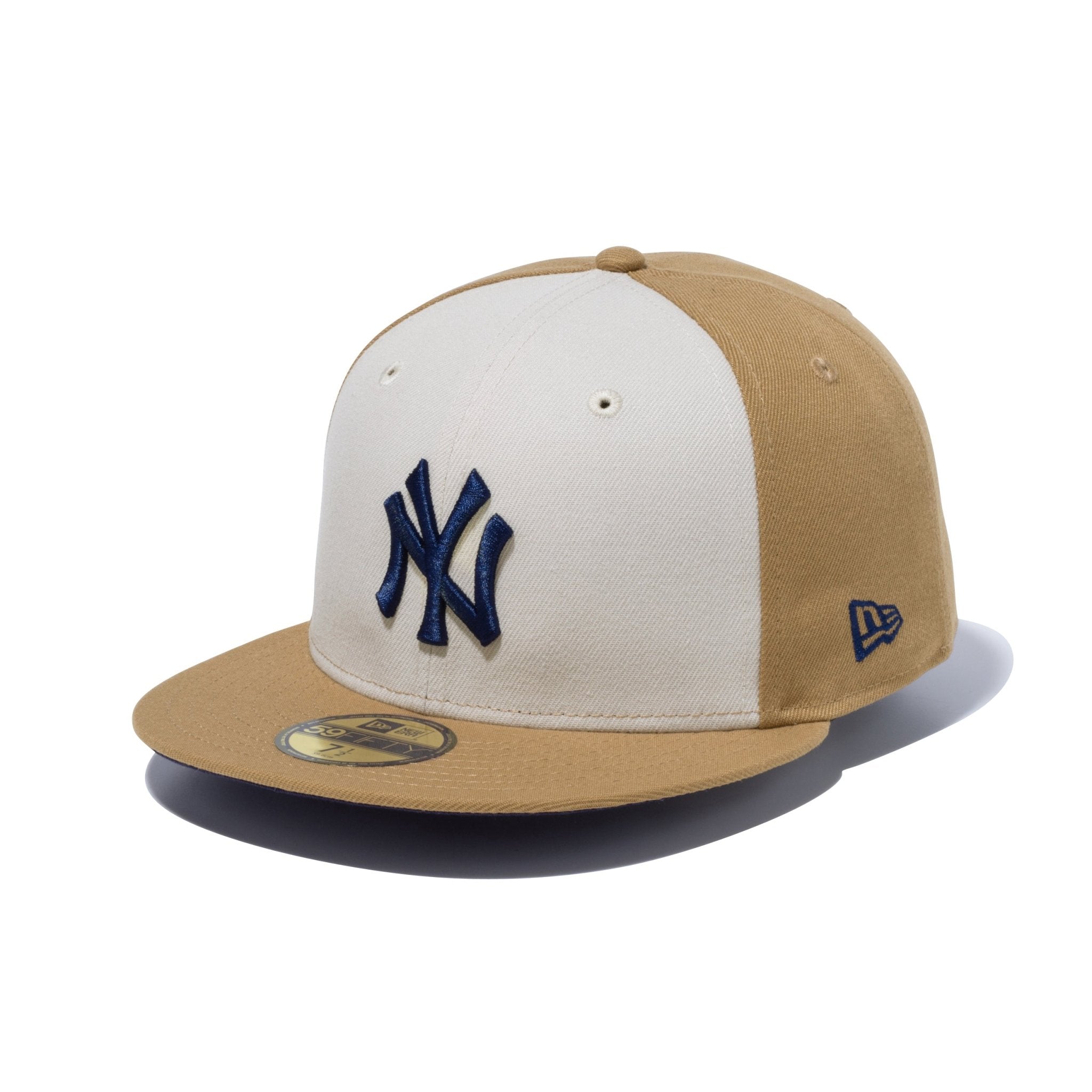 59FIFTY MLB Tri-Color ニューヨーク・ヤンキース カーキ/ストーン 