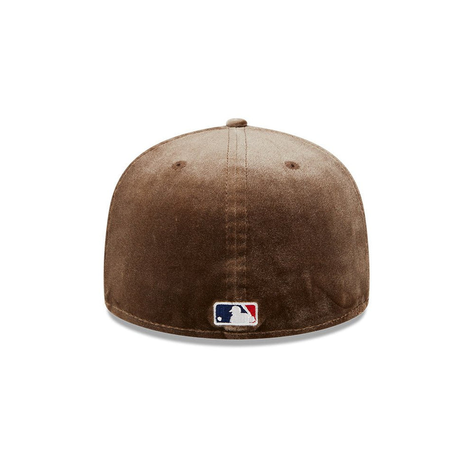 59FIFTY MLB Velvet パドレス ブラウン グリーンアンダー-