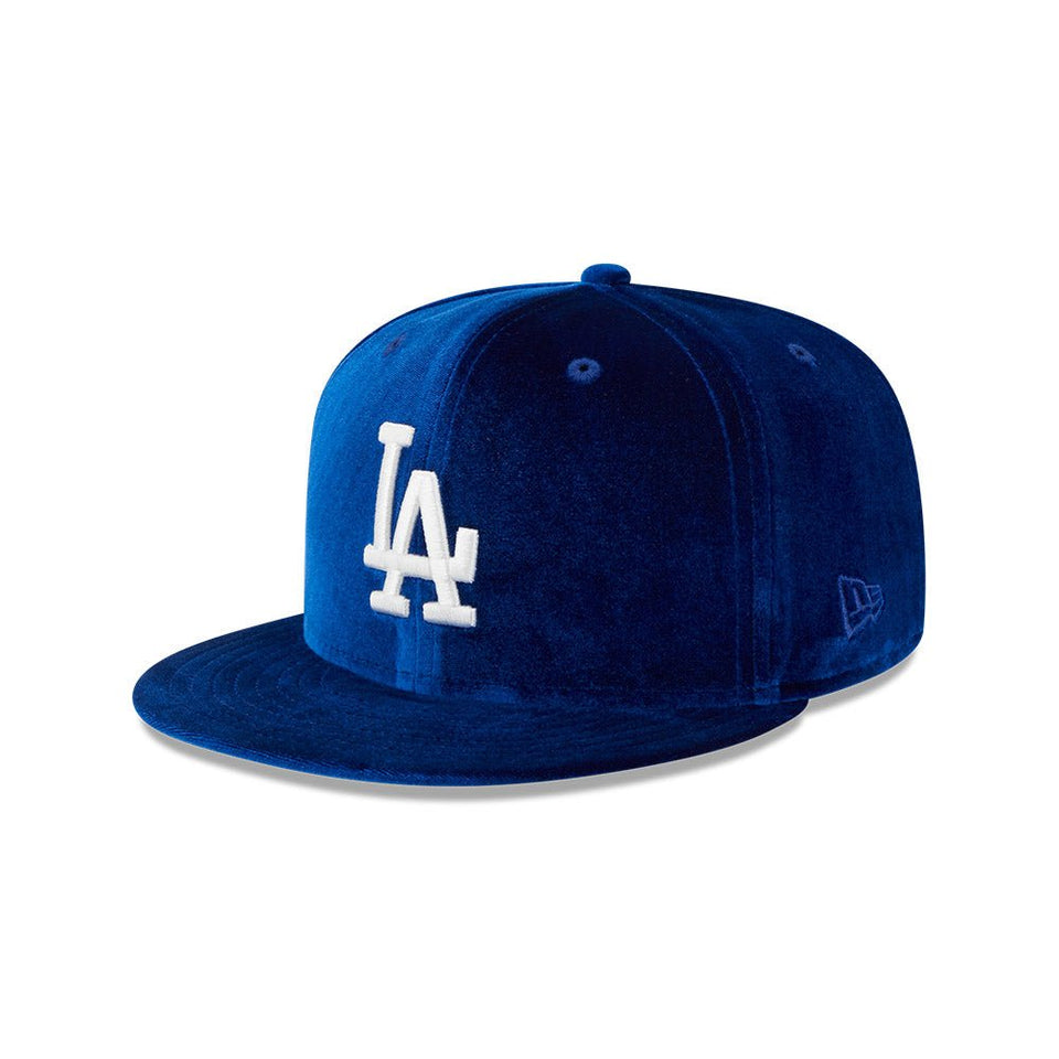 59FIFTY MLB Velvet ロサンゼルス・ドジャース ブルー グリーンアンダーバイザー