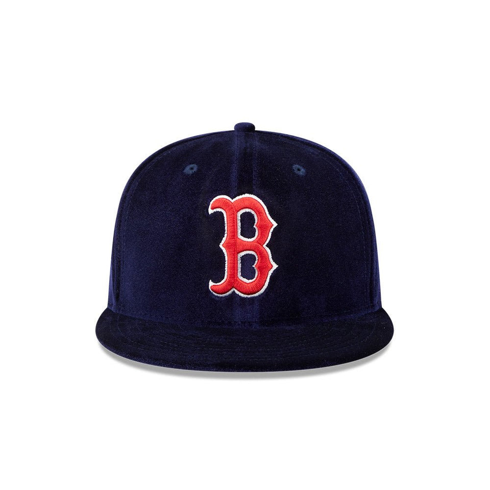 59FIFTY MLB Velvet ボストン・レッドソックス ネイビー グリーン