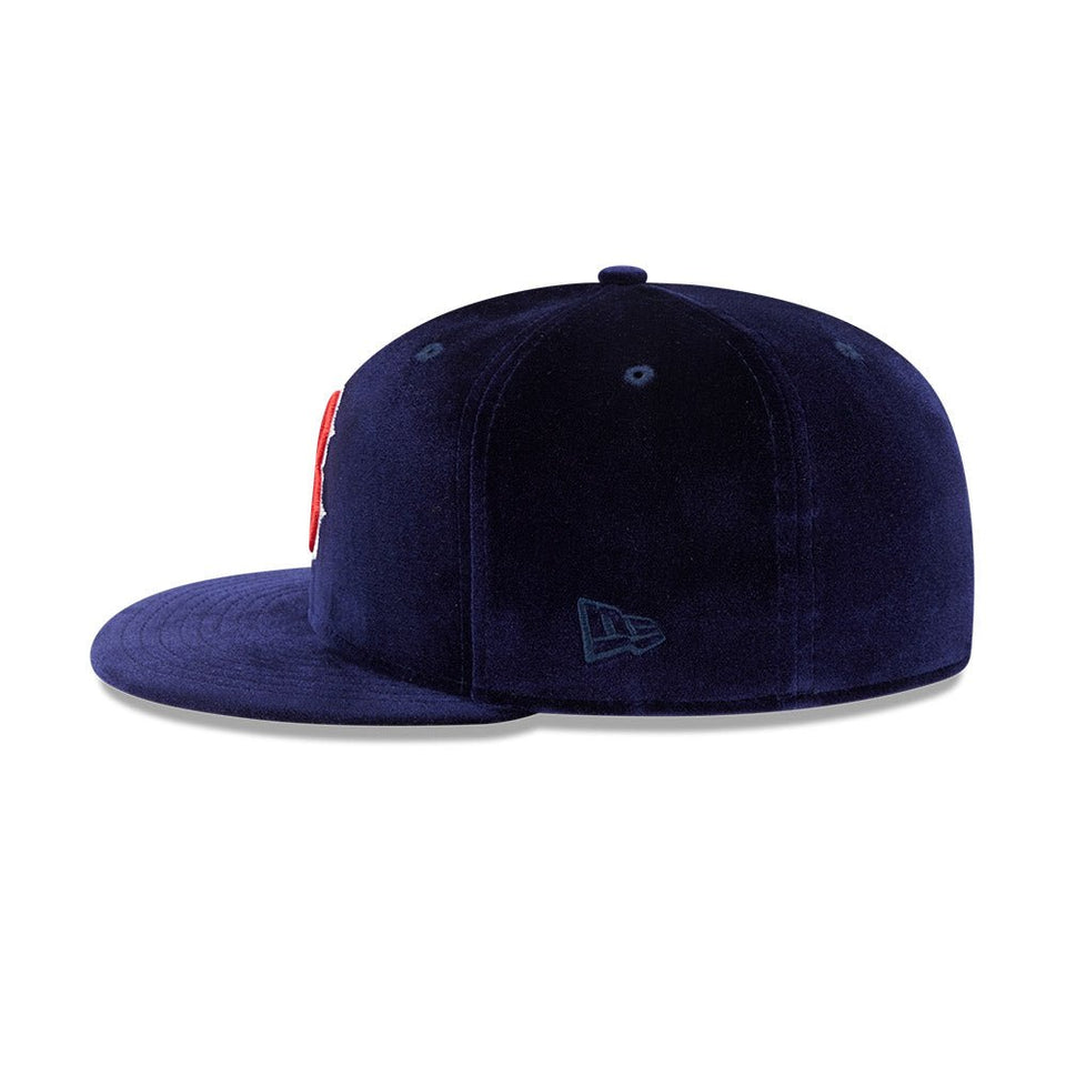 59FIFTY MLB Velvet ボストン・レッドソックス ネイビー グリーン