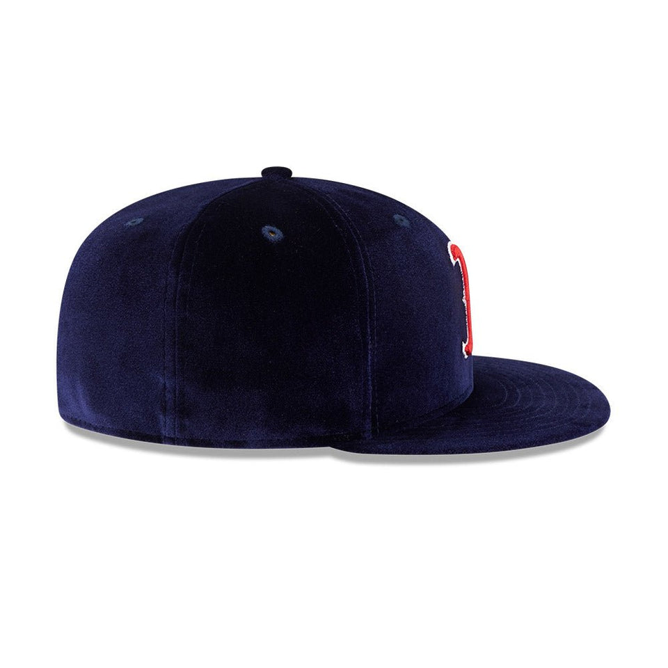 59FIFTY MLB Velvet ボストン・レッドソックス ネイビー グリーン