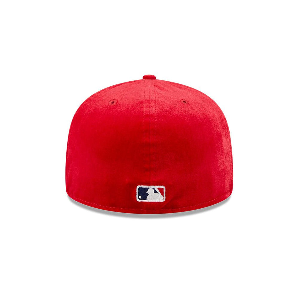 59FIFTY MLB Velvet ロサンゼルス・エンゼルス レッド グリーン