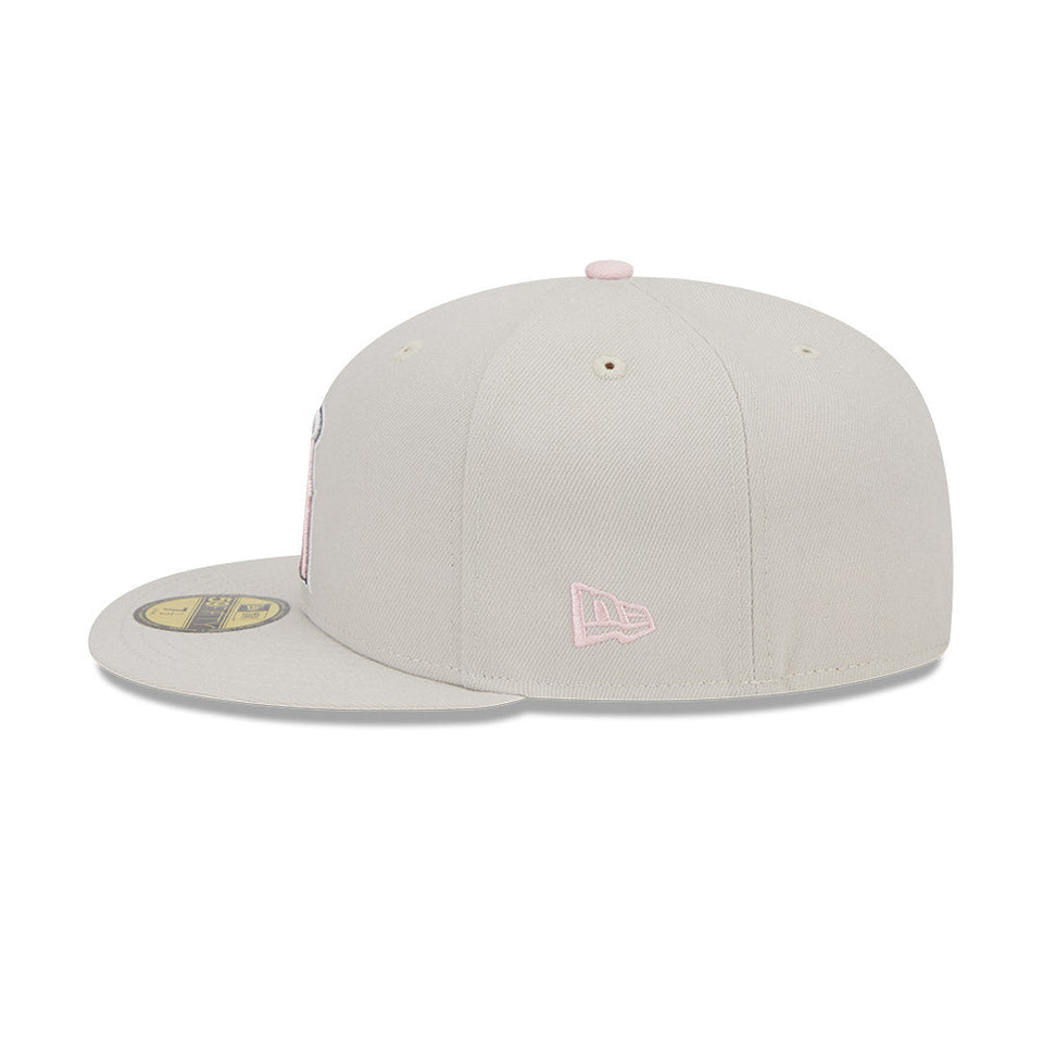 59FIFTY Mother's Day ロサンゼルス・エンゼルス ストーン ピンクアンダーバイザー