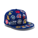 59FIFTY NBA チームロゴ オールオーバー ダークロイヤル | ニューエラ 