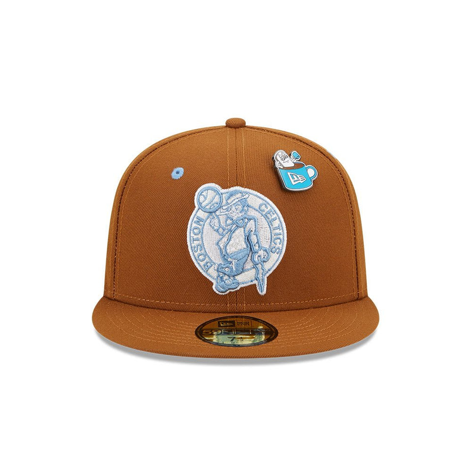 59FIFTY NBA Hot Cocoa ボストン・セルティックス ブラウン ブルーアンダーバイザー - 13506420-700 | NEW ERA ニューエラ公式オンラインストア