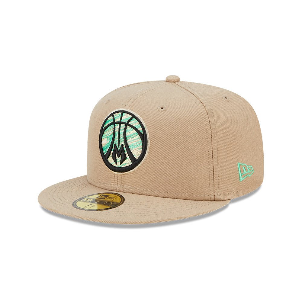 59FIFTY NBA Team Neon ミルウォーキー・バックス ベージュ