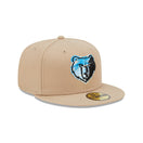 59FIFTY NBA Team Neon メンフィス・グリズリーズ ベージュ ブルーアンダーバイザー - 13512111-700 | NEW ERA ニューエラ公式オンラインストア