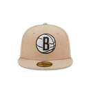 59FIFTY NBA Team Neon ブルックリン・ネッツ ベージュ グレーアンダーバイザー - 13512115-700 | NEW ERA ニューエラ公式オンラインストア