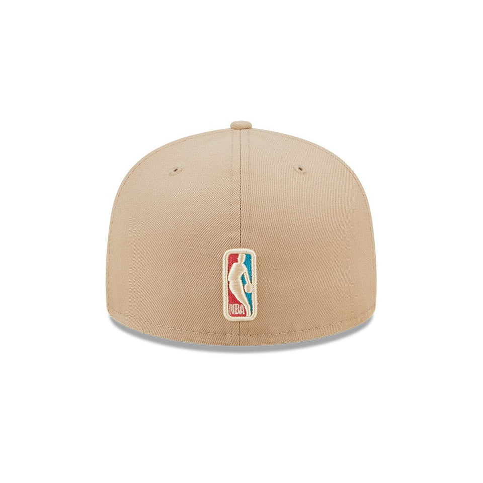 59FIFTY NBA Team Neon フィラデルフィア・76ers ベージュ レッドアンダーバイザー - 13512108-700 | NEW ERA ニューエラ公式オンラインストア