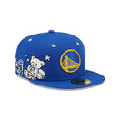 59FIFTY NBA TEDDY COLLECTION ゴールデンステイト・ウォリアーズ グレーアンダーバイザー - 13341657-700 | NEW ERA ニューエラ公式オンラインストア