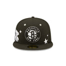 59FIFTY NBA TEDDY COLLECTION ブルックリン・ネッツ グレーアンダーバイザー - 13341659-700 | NEW ERA ニューエラ公式オンラインストア